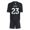 Manchester United Luke Shaw #23 Tredjedraktsett Barn 2025-26 Kortermet (+ korte bukser)